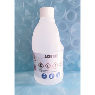 อะซิโตน อาซีโตน ขนาด 500 ml  acetone cleaning ใช้เช็ดล้างเรซิ่น