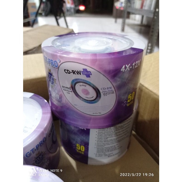 CD RW GT-PRO PLUS CD Rewritable 700 MB (DATA) 80MIN (VIDEO)