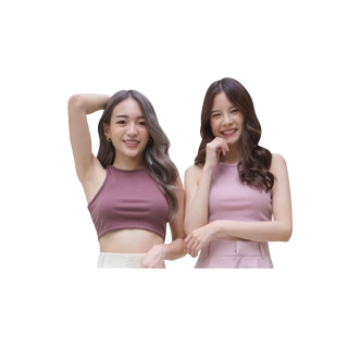 (เหลือ73.- ใส่ INC1SM1 + โค้ดหน้าร้าน) Basic Rib Crop Tank เสื้อคร็อปแขนกุดผ้ายืด มี 7 สี