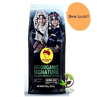 เมล็ดกาแฟ ดอยช้าง Organic Premium 250g เมล็ด คั่วใหม่ เมล็ดกาแฟพรีเมี่ยม ออแกนิกส์* ขออภัย(ไม่รับบด)