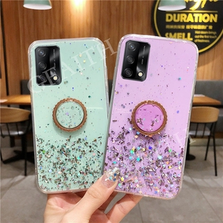 Ready Stock เคสโทรศัพท์ Realme GT Master Edition / RealmeGT 5G 2021 Phone Case With Ring Stand Holder Bling Star TPU SoftCase Back Cover Casing เคส RealmeGT ME