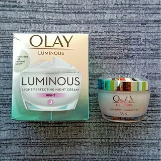 โอเลย์ ลูมินัส ไลท์ เพอร์เฟคติ้ง ไนท์ ครีม Olay Luminous Light Perfecting Night Cream 50g.