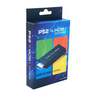 Mcbazel PS2 to HDMI Converter Adapter, Video AV Adapter for PS2 with 3.5mm Audio Output Cable for HDTV HDMI Monitor