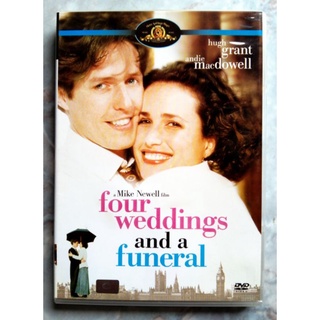 DVD FOUR WEDDINGS AND A FUNERAL (1994) : ไปงานแต่งงาน 4 ครั้ง หัวใจนั่งเฉยไม่ได้แล้ว