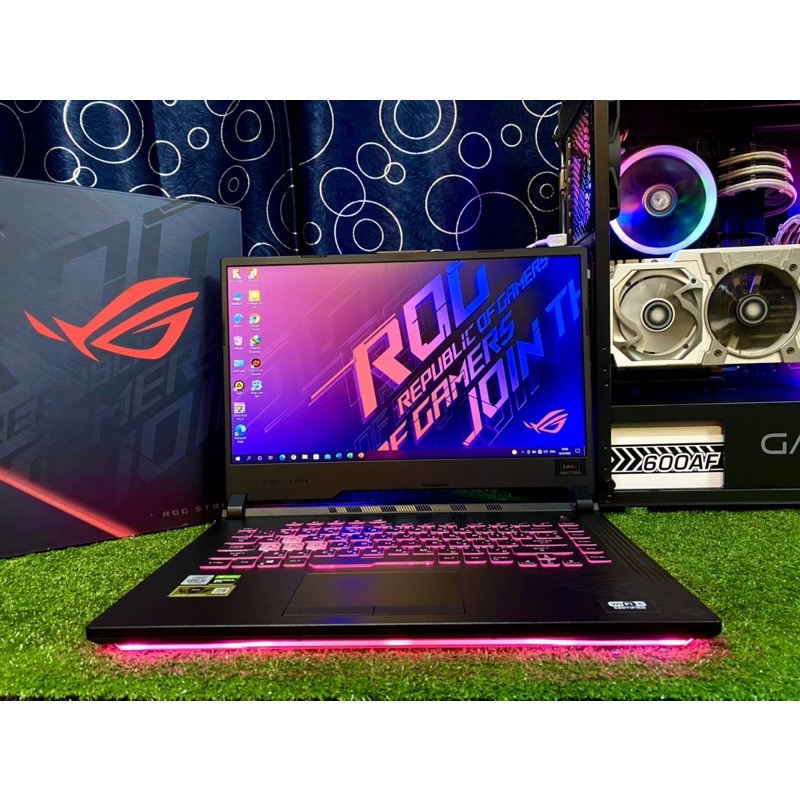 Notebook Gaming Asus Rog Strix G15 i5 Gen10 การ์ดจอ GTX 1650Ti เครื่องสวยไร้รอย ประกันเหลือ 06/2023