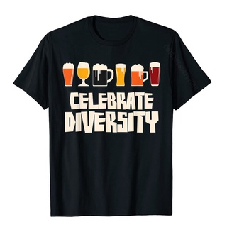 ขายดี!Beer Celebrate Diversity T-Shirt Design Men Tshirts Brand Cotton Tops T Shirt Summer   huom MGHFS-5XL