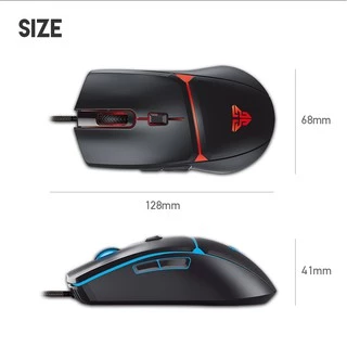 FANTECH VX7 Gaming Mouse รุ่น VX7 เมาส์เกมมิ่ง แฟนเทค ความแม่นยำปรับพร้อม feet mouse DPI 200-8000