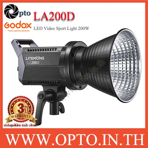 Godox Litemons LA200D Daylight LED Light ไฟLEDสปอร์ตไลท์สำหรับวีดีโอ 200W LA200