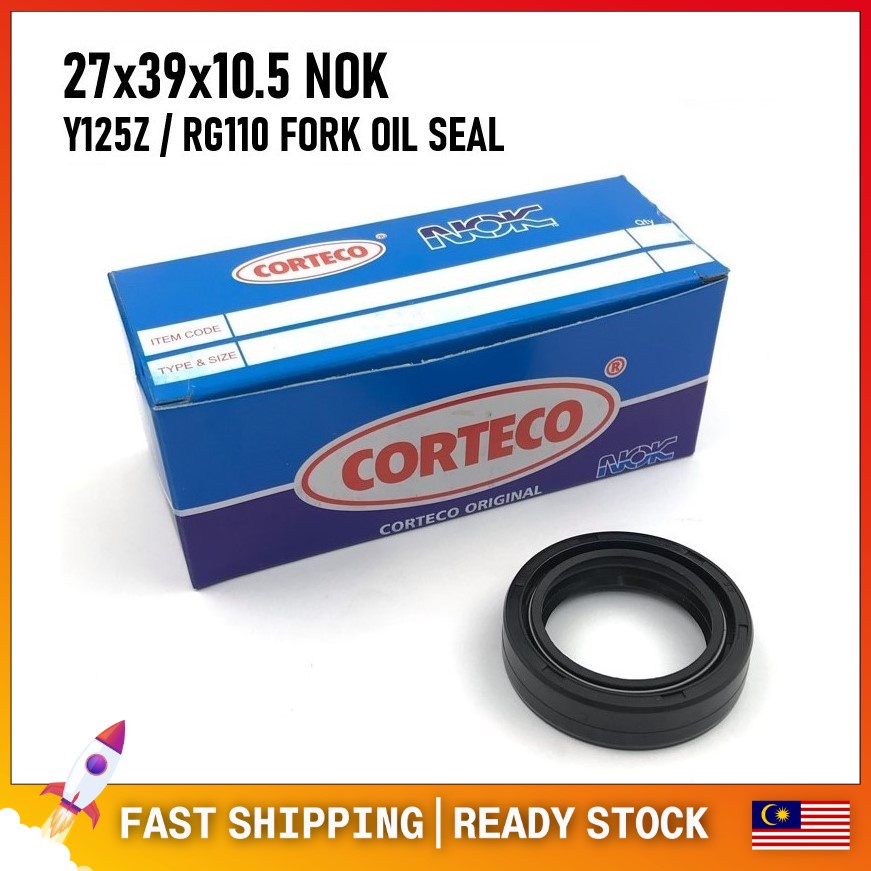 FORK ซีลน้ํามัน 27X39X10.5 CORTECO NOK YAMAHA Y125Z Y125 125Z SUZUKI RG110 RGSPORT RG