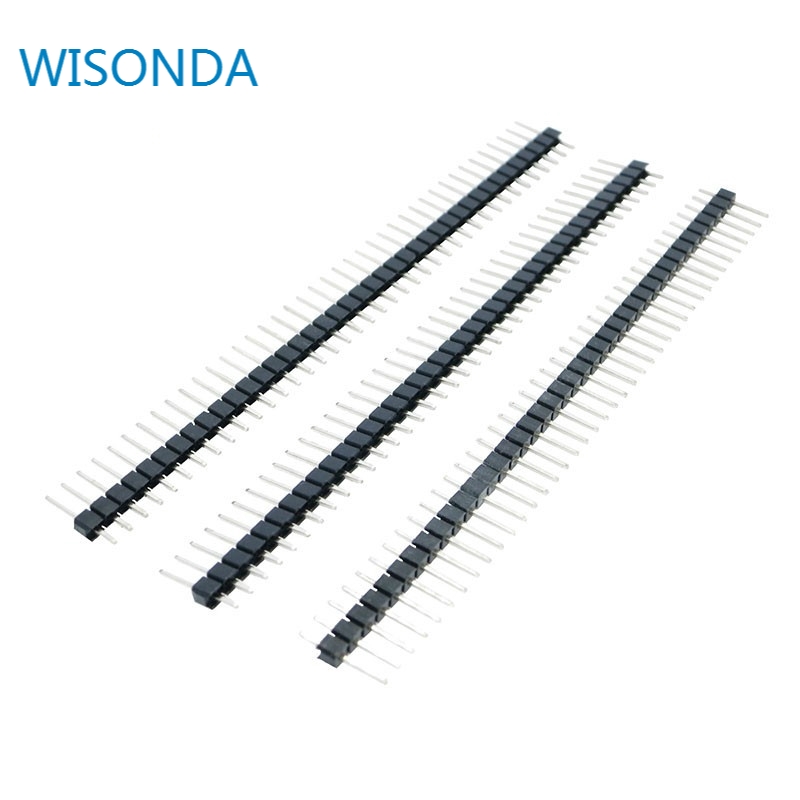 20 pcs 40 Pin 1x40 Single Row Male 2.54 Breakable Pin Head...
