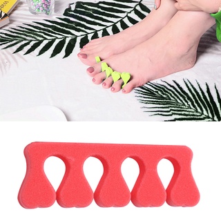 [HCLM] 1 Pair Toe Separator Nail Art Foam Divider Manicure Sponge Divider Tool Nail Polishing Salon Supplies