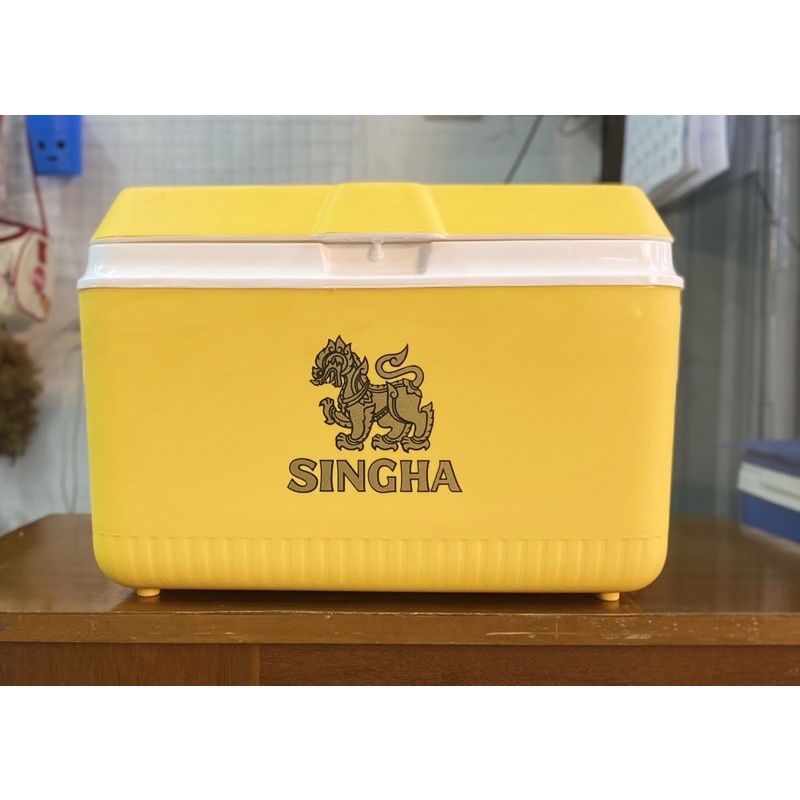 กระติก กระติกสิงห์ 32 ลิตร มีรูระบายน้ำ singha 32 L