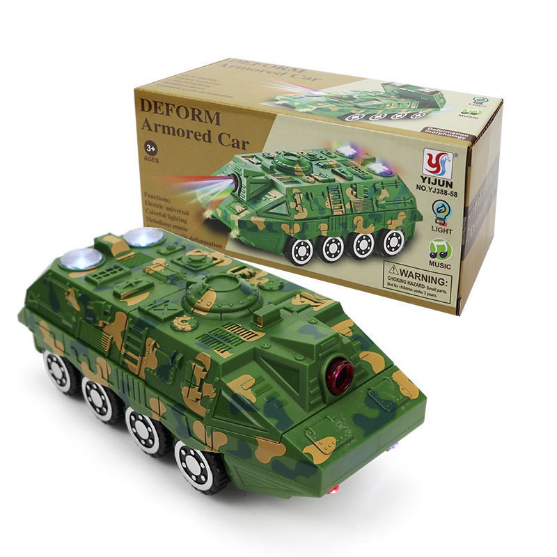 ProudNada Toys ของเล่นเด็ก รถถัง YIJUN DEFORM ARMORED CAR NO.YJ388-58