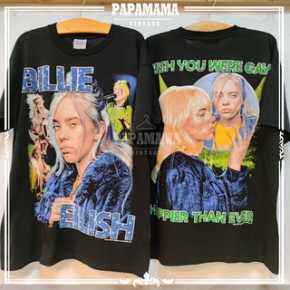 [ Billie Eilish ] Original Bootleg เสื้อวง เสื้อทัวร์ papamama vintage