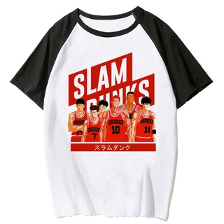 เสื้อยืดลําลอง แขนสั้น พิมพ์ลายกราฟฟิค Slam Dunk 2022 สําหรับผู้ชาย และผู้หญิง