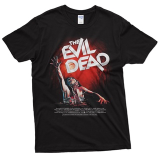 พร้อมส่ง! เสื้อยืดแขนสั้น พร้อมส่ง เสื้อยืด พิมพ์ลายภาพยนตร์ The Evil Dead สีดํา คุณภาพสูง สไตล์สตรีท