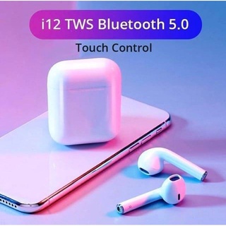 ลดแรง🔥 I12S หูฟัง TWS รุ่น NEW VERSION พร้อมกล่องชาร์จ หูฟังบลูทูธไร้สาย BLUETOOTH V5.0 หูฟังไร้สาย ใช้ได้ทุกรุ่น