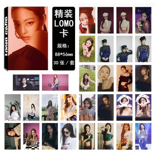 การ์ด k - pop blackpink jennie hd lomo 30 ชิ้น/ชุด