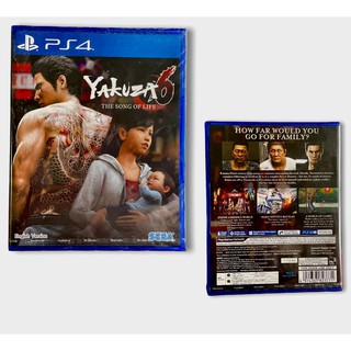 Ps4 แผ่นเกมส์ YAKUZA 6 A song of life สินค้ามือ 1