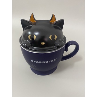 Starbucks China 2018 Halloween Black Cat Hide and Seek Ceramic Mug 10OZ Collection แก้วน้องแมวดำฮาโลวีน2018 พร้อมส่ง!!!