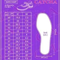 Catcha LYKN รองเท้านักเรียนหญิง รองเท้าหนังดำ แคทช่า รุ่นใหม่ล่าสุด ปี 2025 ส้นสูง 1.5 นิ้ว