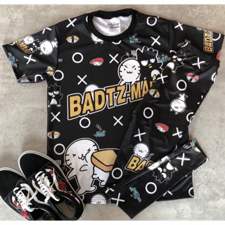 Setเสื้อยืด &amp; กางเกงเลคกิ้งขายาวลาย Badtz-Maru