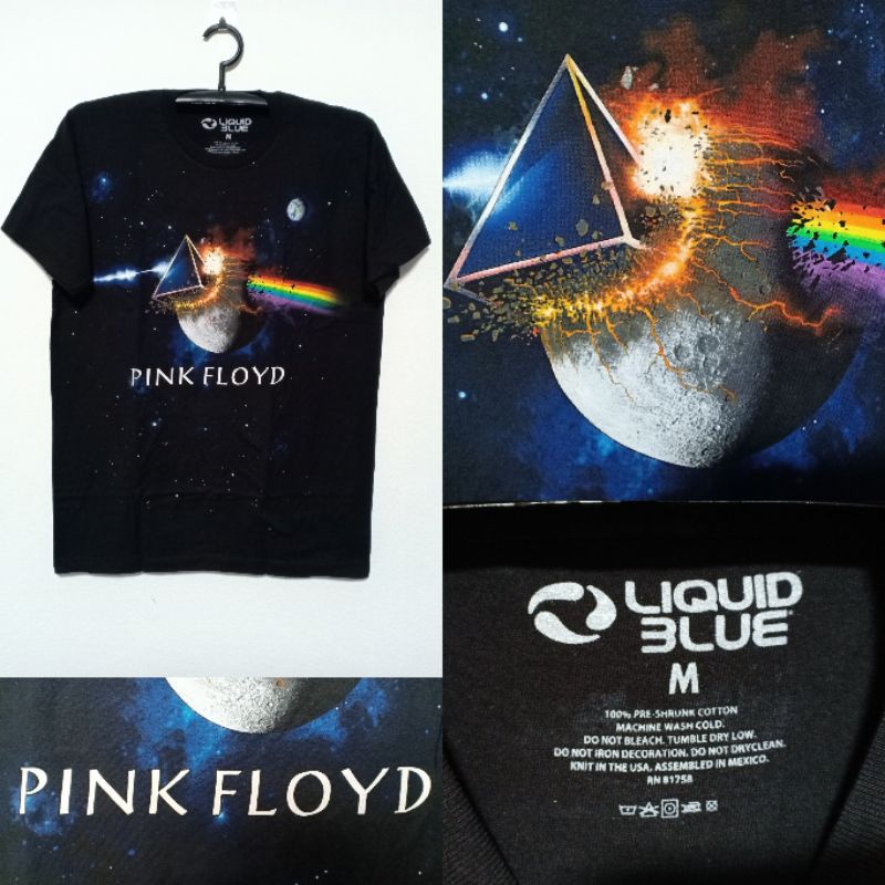 เสื้อวง Pink Floyd BY  LIQUID BLUE 
สินค้าลิขสิทธิ์แท้ มือ1 นำเข้าจากUSA
ป้าย