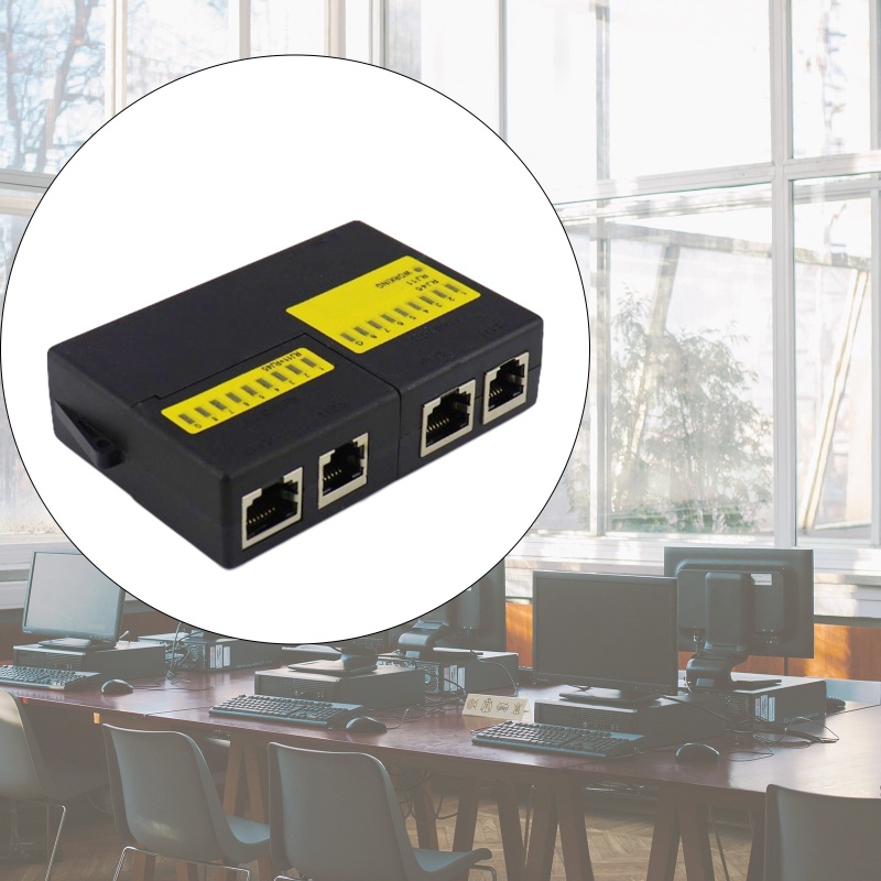 【Pc】 Rj45 เครื่องทดสอบสายแลน Lan Rj45 Cat5 Lan เครือข่ายเครือข่าย Rj45 ...