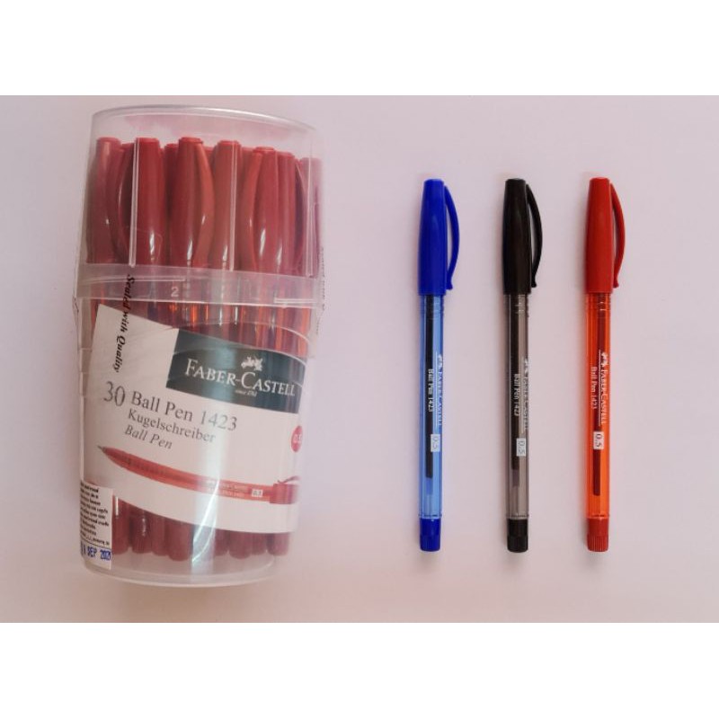 ปากกาลูกลื่น Faber castell 1423 ขนาด 0.5mm.