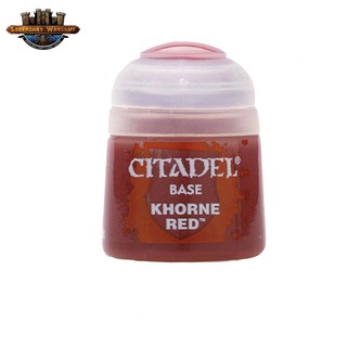[BSAพร้อมส่ง] Citadel : BASE: Khorne Red (12ML) สีอะคริลิคสำ…