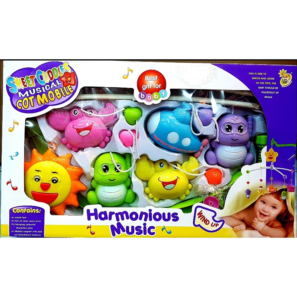 โมบายไขลานโมบายเด็ก โมบายกล่อมนอน  มีเสียงเพลง เสริมพัฒนาการ D029/D031 - รูปที่ 2