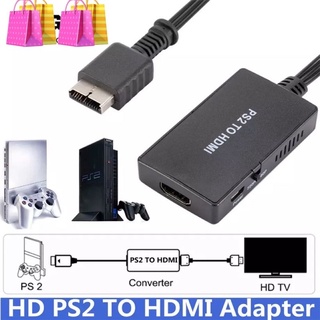 สำหรับ PS2 HDMI Compatibale 480i/480P/576i Audio Video Converter อะแดปเตอร์เสียง สนับสนุนสำหรับ PS2จอแสดงผลโหมด