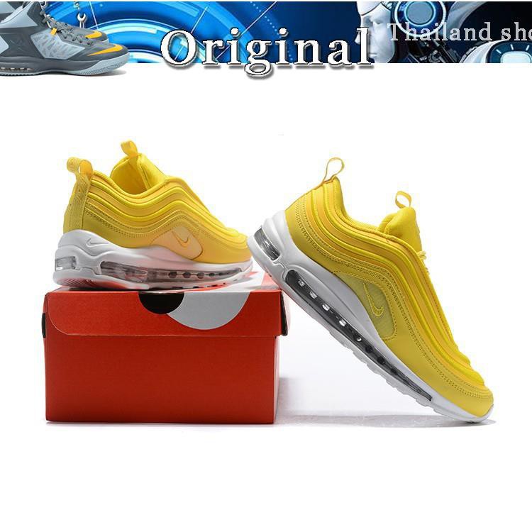 40 46【แท้100%】【สต็อคพร้อม】 รองเท้าผ้าใบสีเหลืองไซส์ cushion air 97 Max Air Nike 40 46【แท้100%】【สต็อคพร้อม】 รองเท้าผ้าใบสีเหลืองไซส์ cushion air 97 Max Air Nike