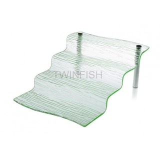 TwinFishที่วางอาหารพลาสติกแบบขั้นบันได 4 ชั้นPLASTIC FOOD TRAY รหัสADPW4-2