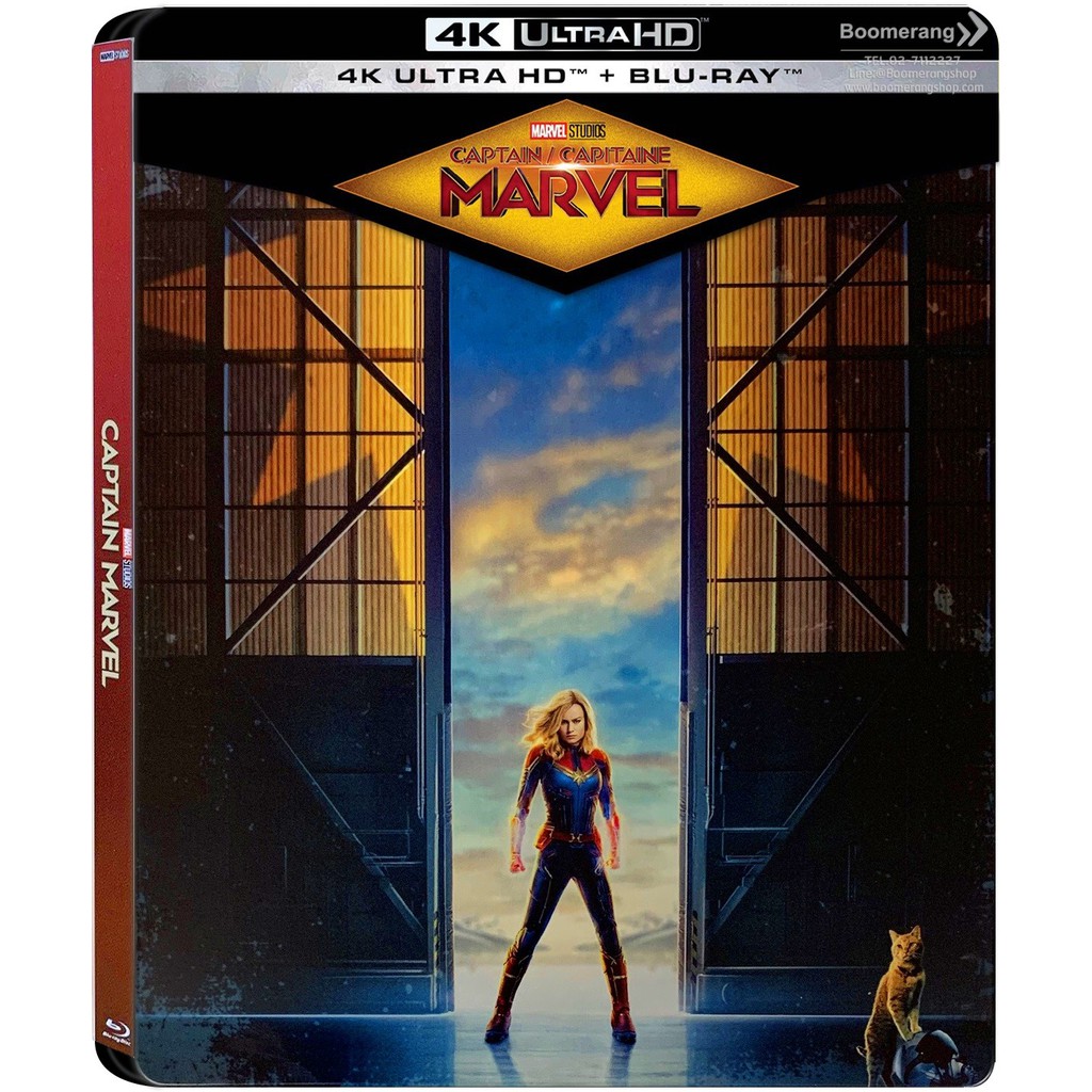Captain Marvel (2019)/กัปตัน มาร์เวล (4K Ultra HD + Blu-ray + Steelbook) (ไม่มีเสียงไทย ไม่มีบรรยายไทย)