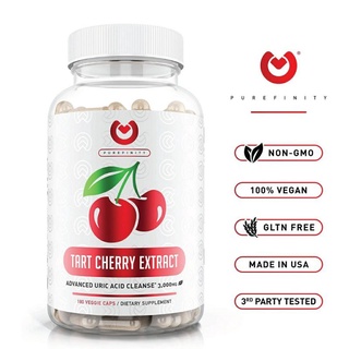 PUREFINITY Tart Cherry Gummies/Capsules - Uric Acid Cleanse