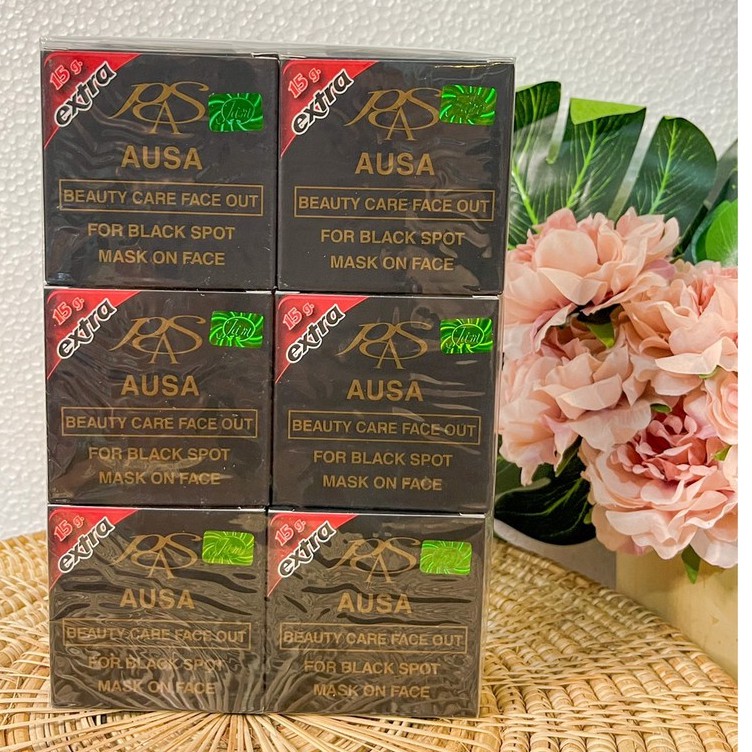 12ก้อน **สบู่ AUSA Beauty care face out soap บิ้วตี้ แคร์ เฟซ เอาท์ โซพ สบู่หน้าใสในตำนาน ขายมานานกว