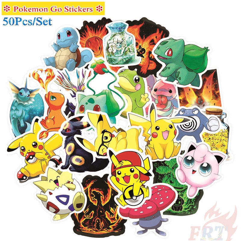 Pokemon Go - Series 03 สติ๊กเกอร์ 50Pcs/Set Mixed Luggage Laptop Skateboard Doodle สติ๊กเกอร์