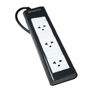 HACO รางปลั๊กไฟ 3 ช่อง 3 สวิตซ์ รุ่น EPN-3S3EB3 ขนาด 3 เมตร สีเทาHACO Power Strip 3 Sockets 3 Switches Model EPN-3S3EB3