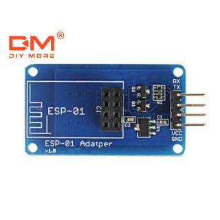 DIYMORE ESP8266 ESP-01 โมดูลอะแดปเตอร์ไร้สาย WIFI 3.3V 5V สําหรับ for arduino R3 micro control