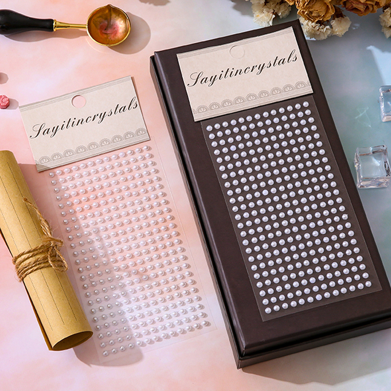 Ins สติ๊กเกอร์อะคริลิคคริสตัลเพชรคริสตัล Diy สําหรับตกแต่งโทรศัพท์มือถือ - รูปที่ 2