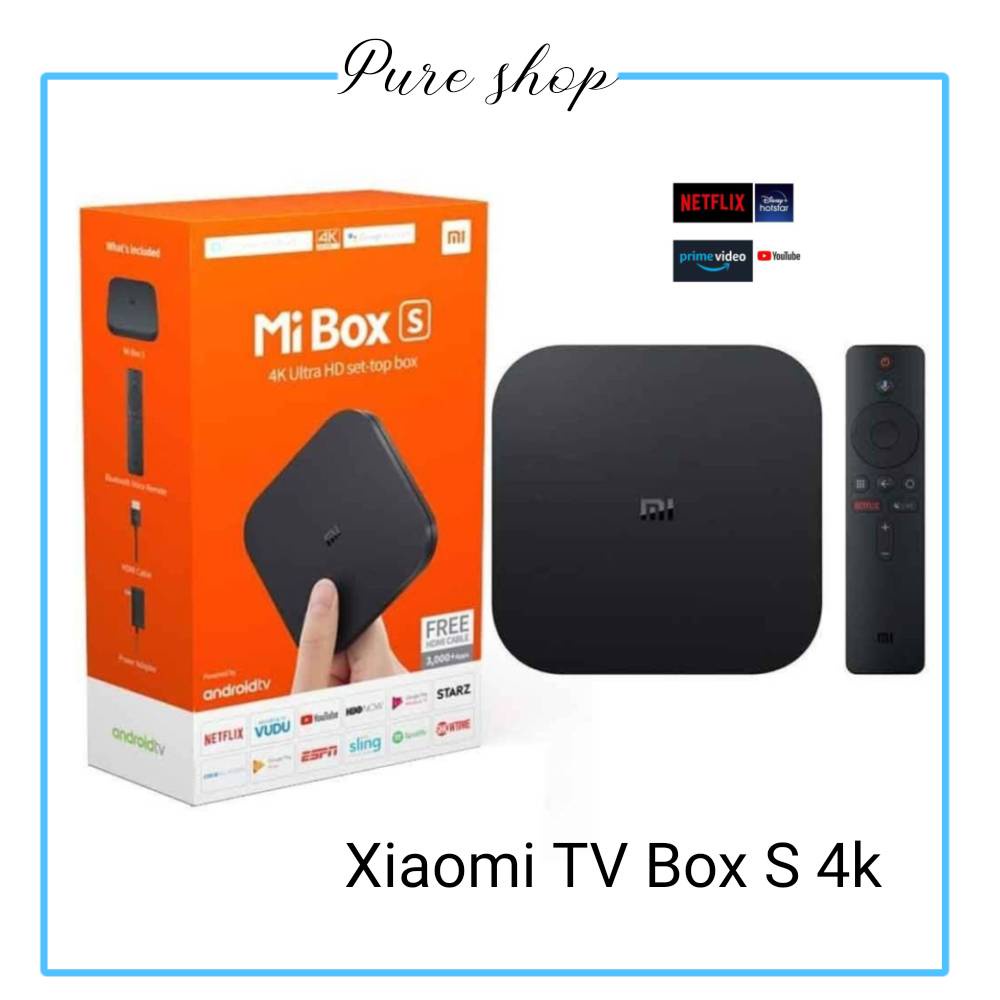 XIAOMI MI BOX S 4K  ANDROID  กล่องแอนดรอยด์