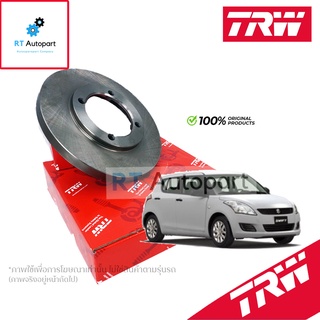 TRW (1แผ่น) จานดิสเบรกหน้า Suzuki Swift 1.2 ปี12-17 Ciaz / จานดิสเบรค จานเบรก / DF7405