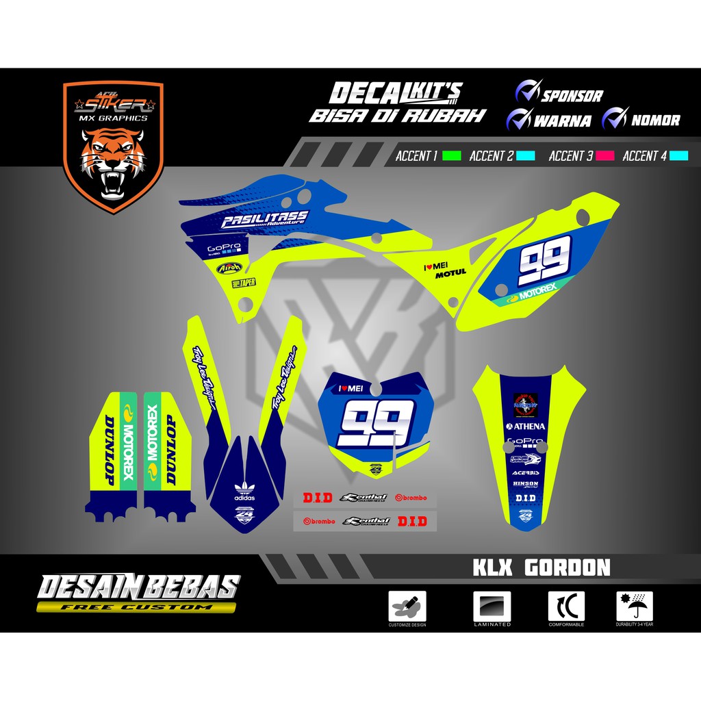 รูปลอก KLX GORDON***