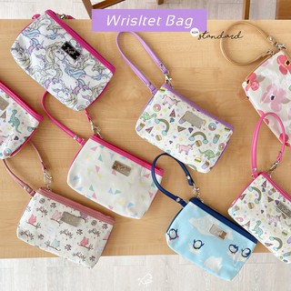 KEPT Wristlet Bag รุ่นstandard กระเป๋าคล้องมือ ผ้าเคลือบกันน้ำ กระเป๋าสตางค์  รวมลาย