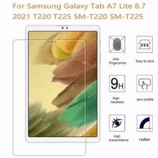 ฟิล์มกระจกนิรภัย เต็มจอ Samsung Tab A7lite (2021) T220/T225 ขนาด8.7นิ้ว ซัมซุง แท็ป เอ7ไลท์