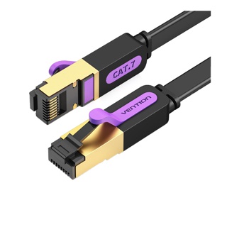 Vention CAT7 สายเคเบิลเครือข่ายอีเธอร์เน็ต LAN RJ45 STP ความเร็วสูง CAT 7 for Laptop, PC, Router