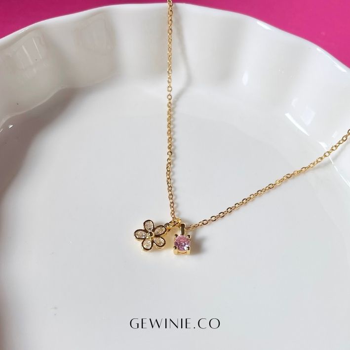 Gewinie.co – Mixed Daisy Necklace สร้อยคอ จี้ดอกไม้ ราคา ถูกที่สุด ดีลบีเคเค