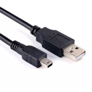 สาย MINI USB 5pin 3 เมตร MINI USB Cable 3M สีฟ้า