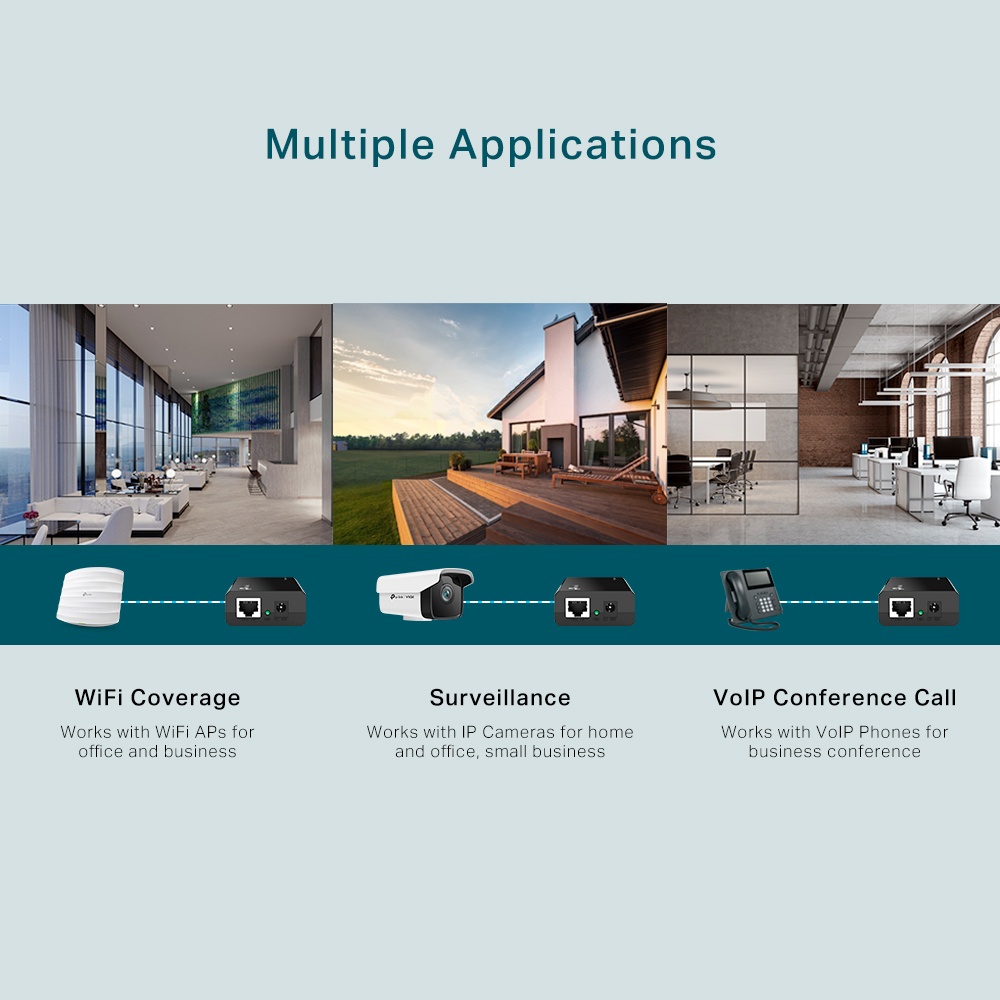 TL-POE150S TP-Link Power Over Ethernet Adapter PoE Injector (สินค้ารับประกันตลอดอายุการใช้งาน)